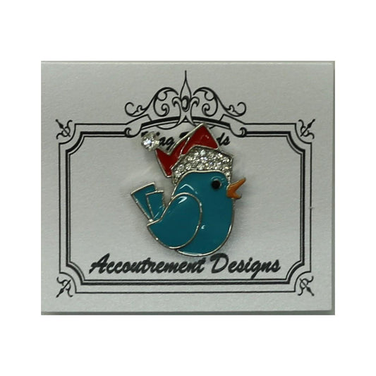 Blue Bird Santa