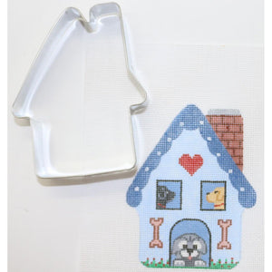 Dogs in House Cookie Cutter