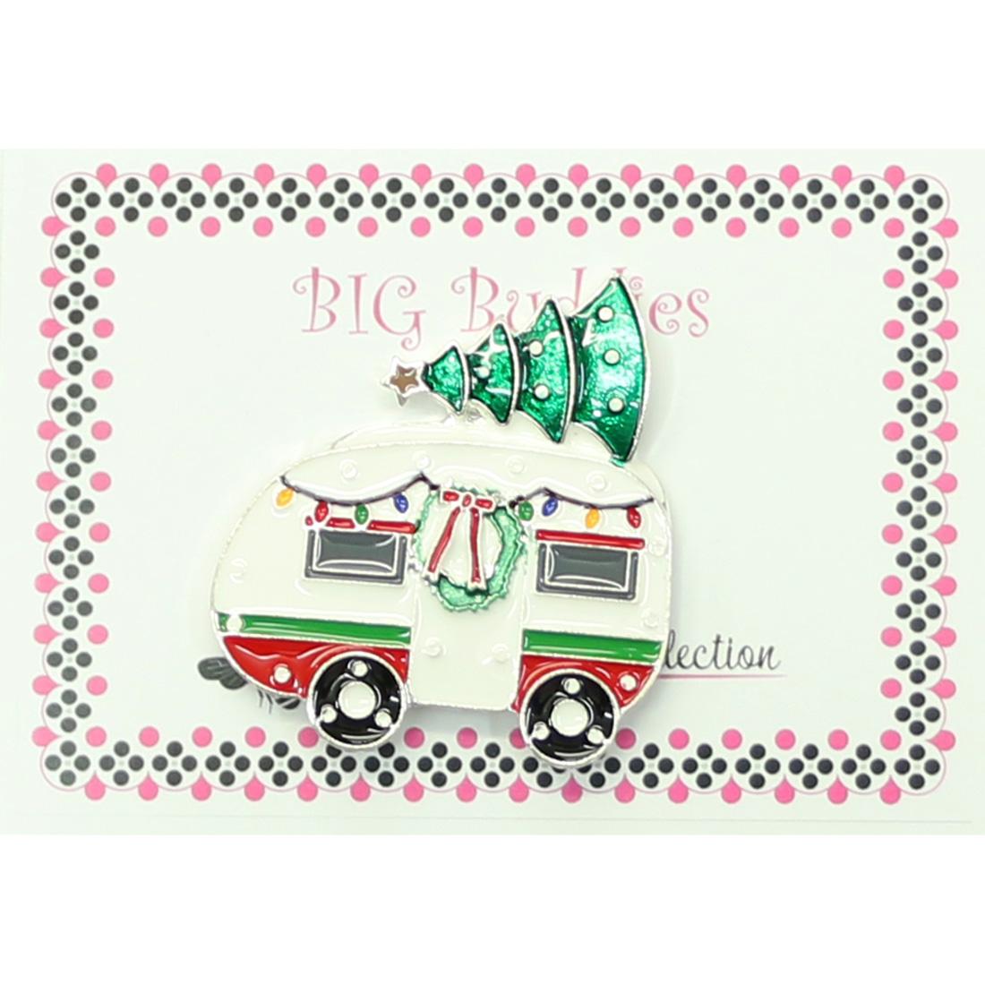 Camper w/ Christmas Tree