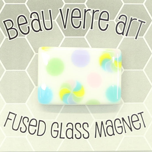 Pastel Dots on White