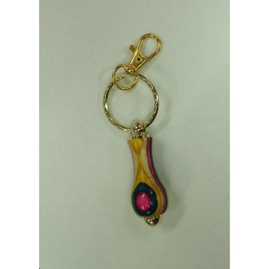 Pink/Yellow/Teal Scissor Fob