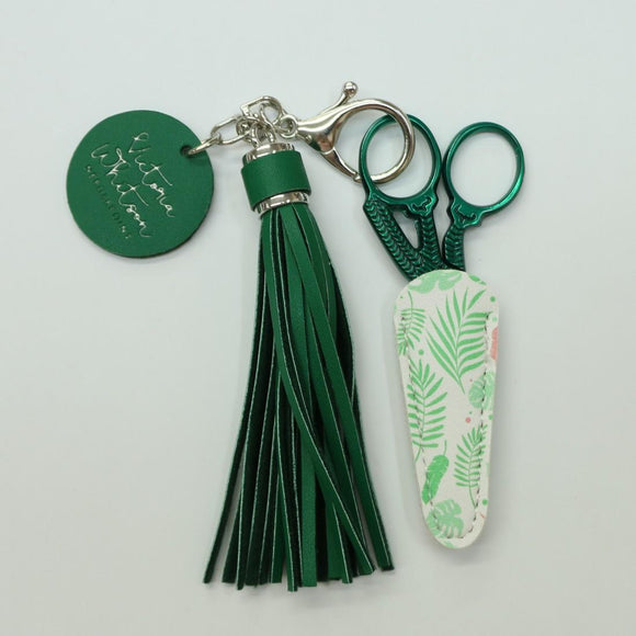 Green Tassel w/ Scissors