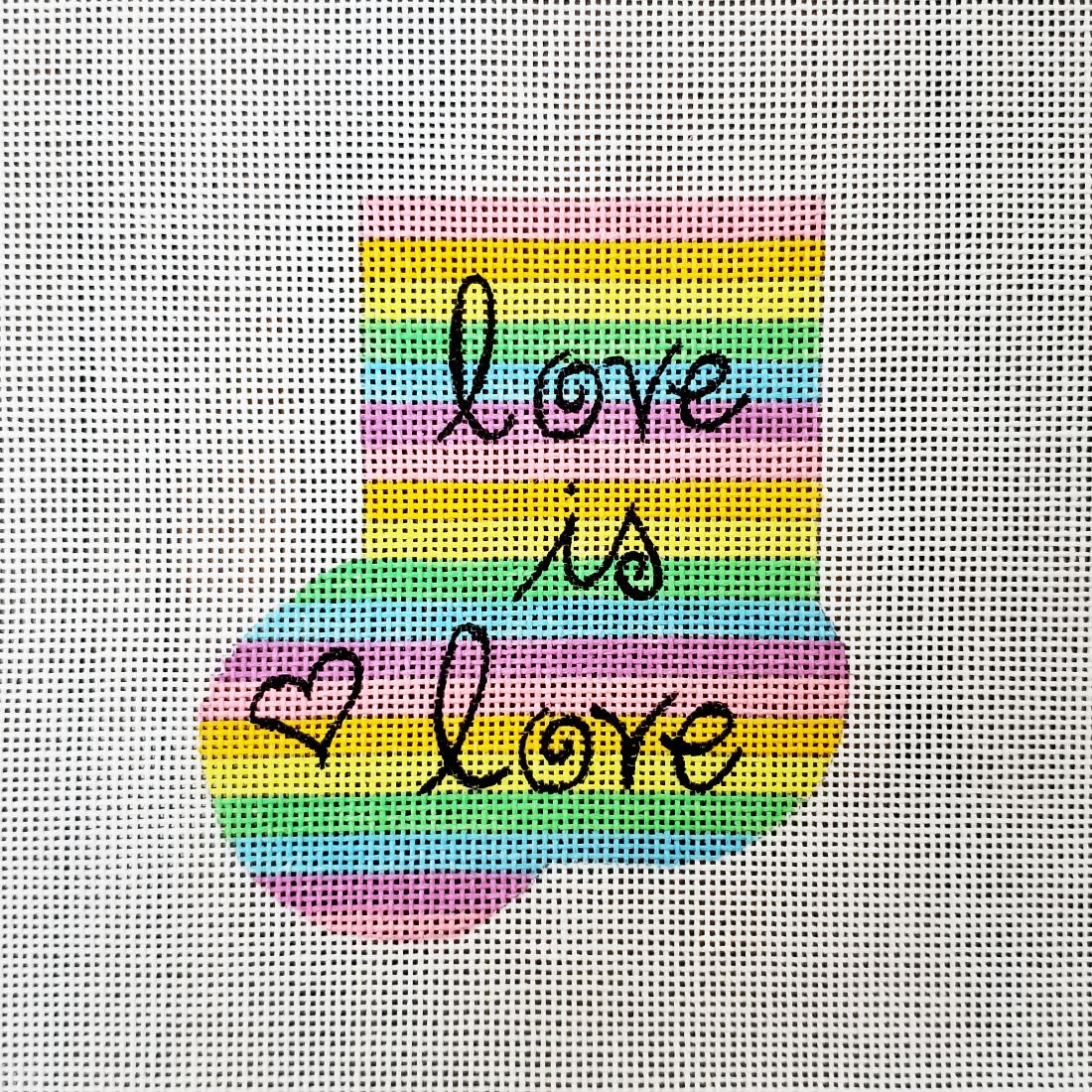 Love is Love Mini Sock