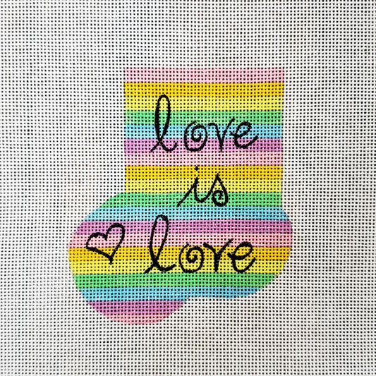 Love is Love Mini Sock