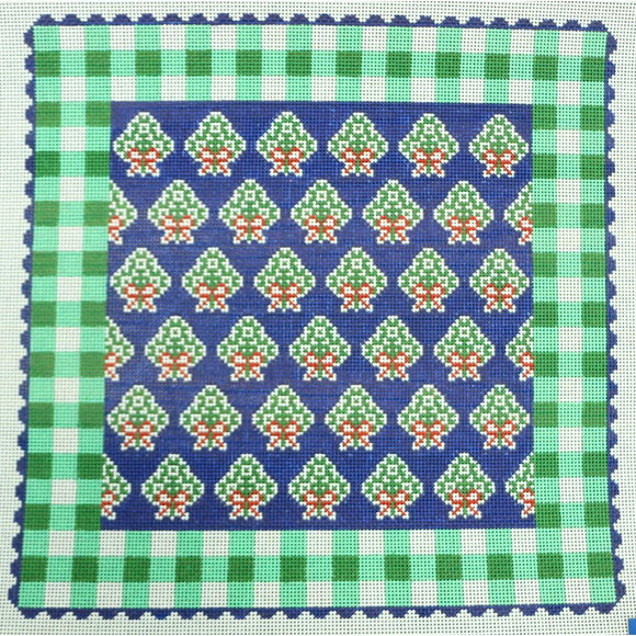 Blue Holiday/Green Gingham