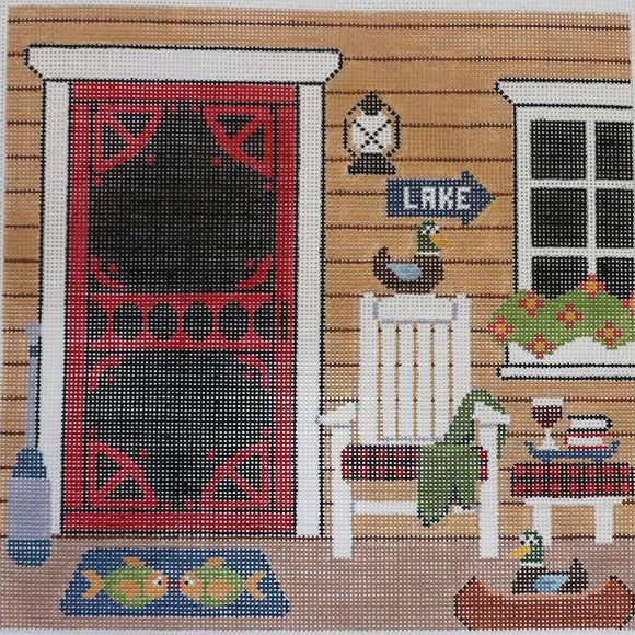 Lake Doorway with stitch guide