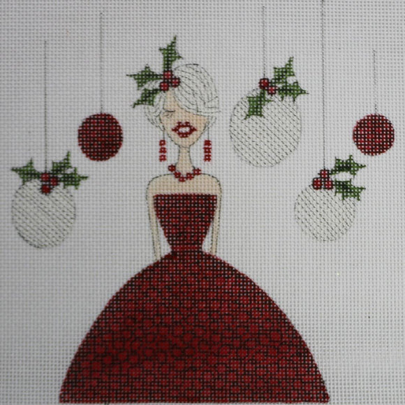 Woman in Red Ballground/Holly