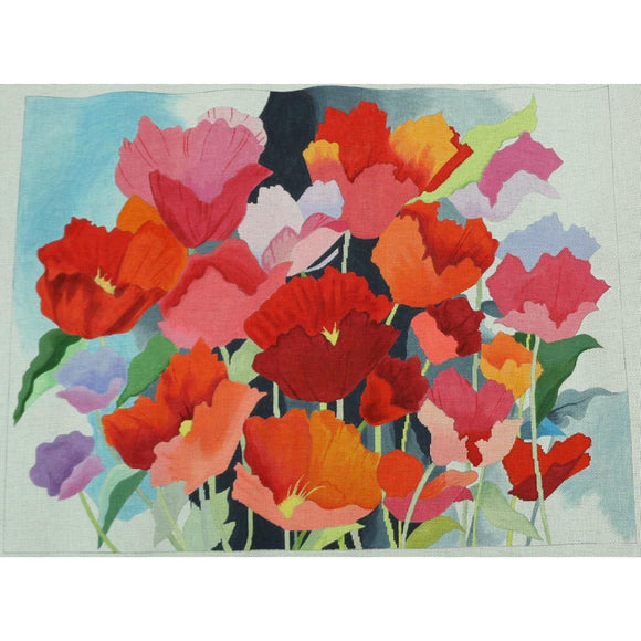Large Watercolor Poppies