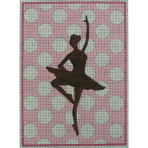 Ballerina Silhouette, Dots