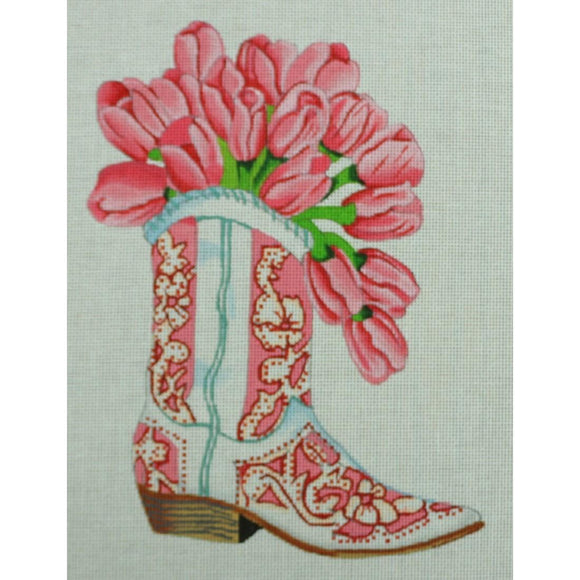 Tulips in Cowboy Boots