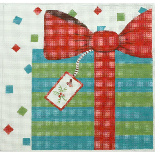 Present with Confetti