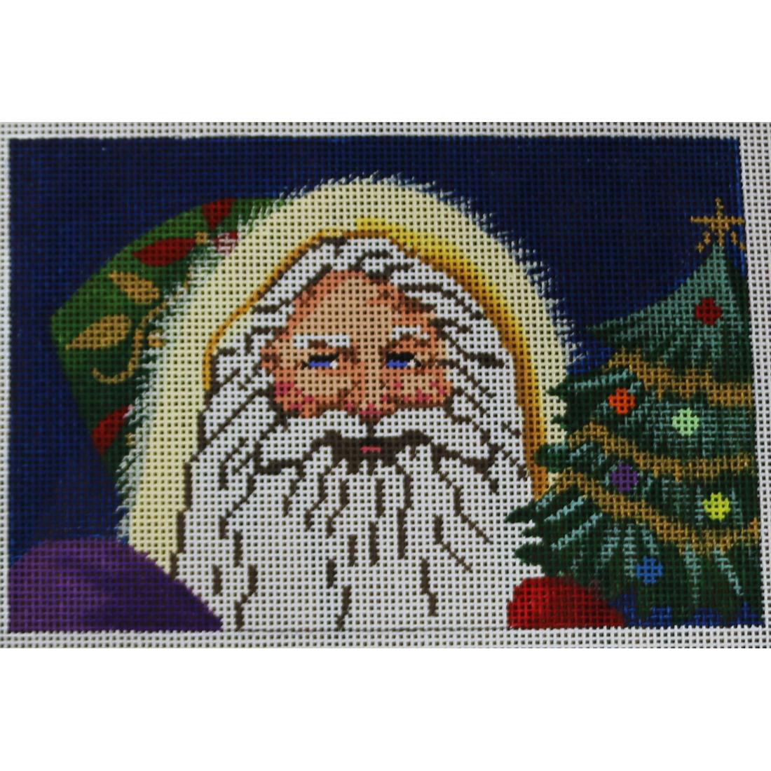 Santa by Tree