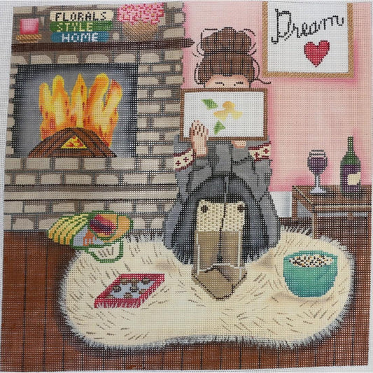 Stitching Girl - Winter