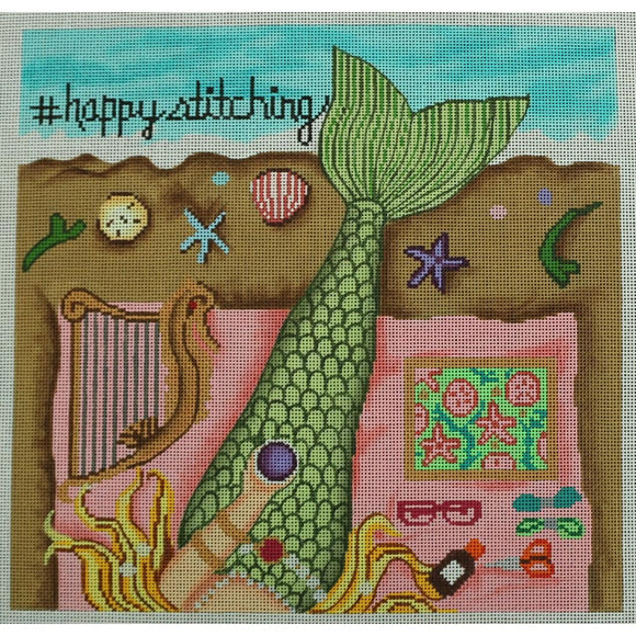 #Happy Stitching Mermaid