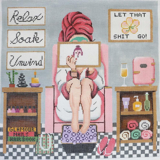 Stitching Spa Girl