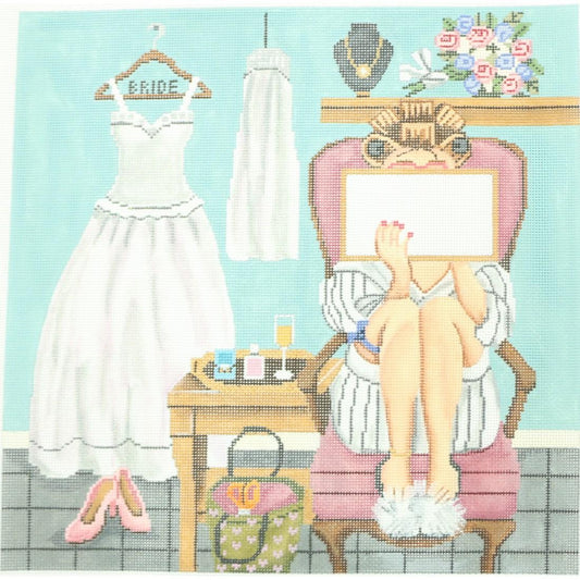 Bride Stitching Girl