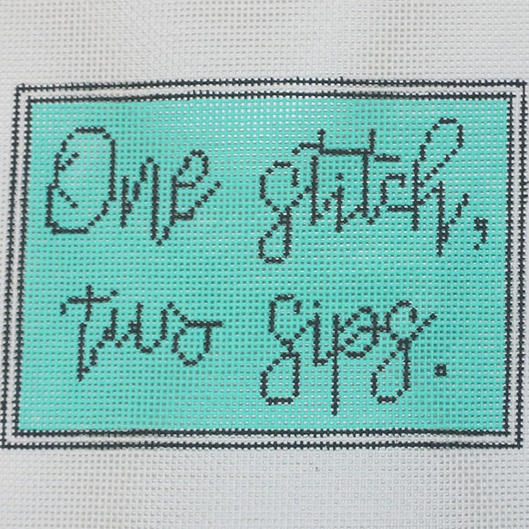 One Stitch, Two Sips.