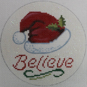 Santa Hat/Believe Round