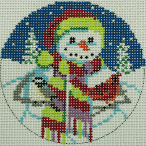 Snowman in Scarf