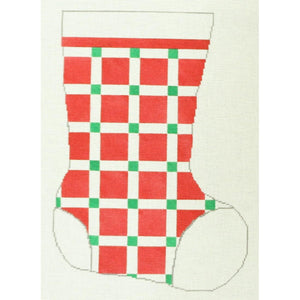 Red Squares with White/Green