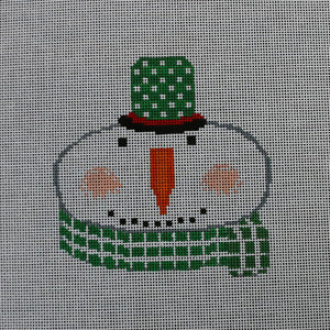 Snowman Green/White