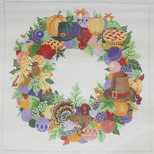 Thanksgiving Wreath, 18 mesh