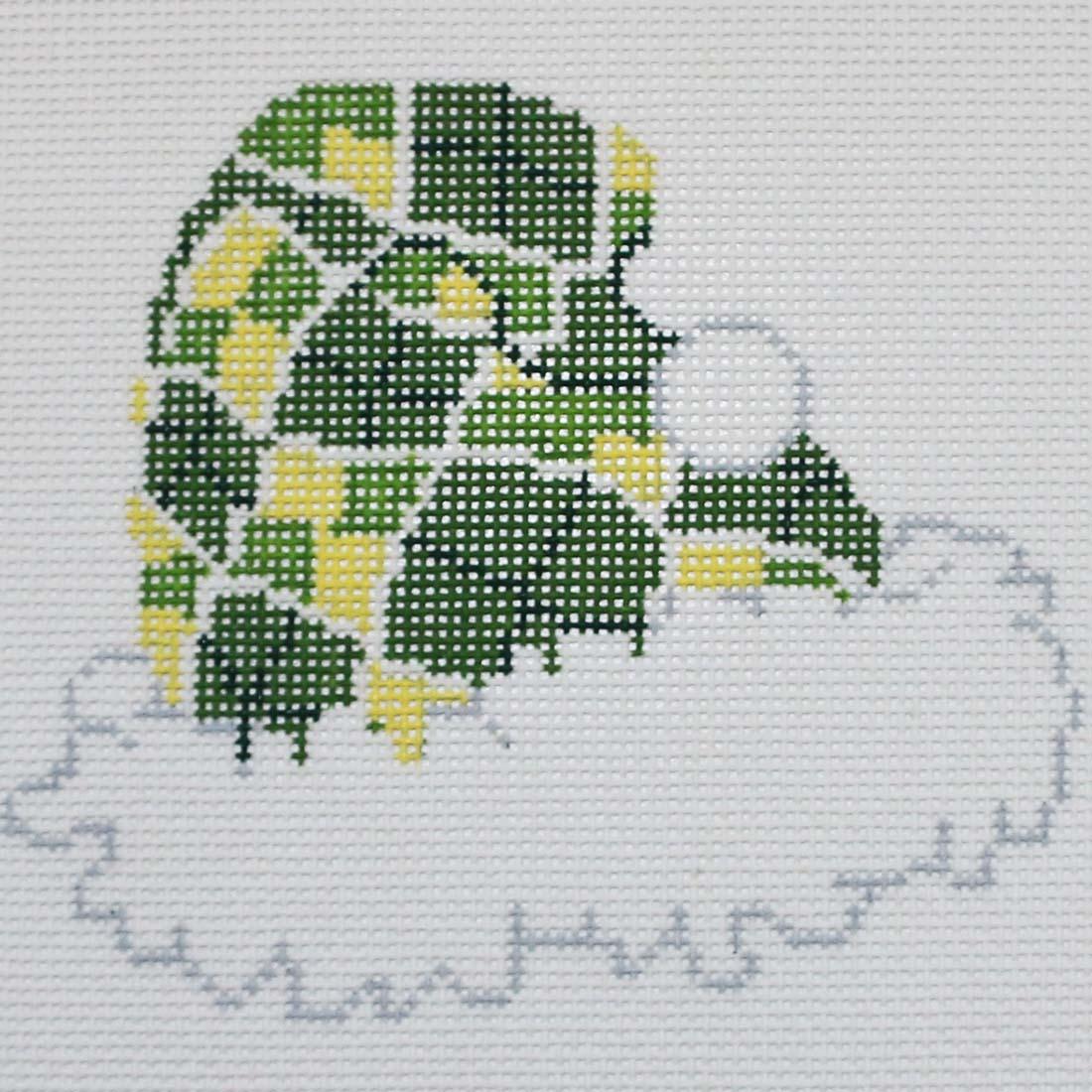 Green/Yellow Hat, 18 mesh