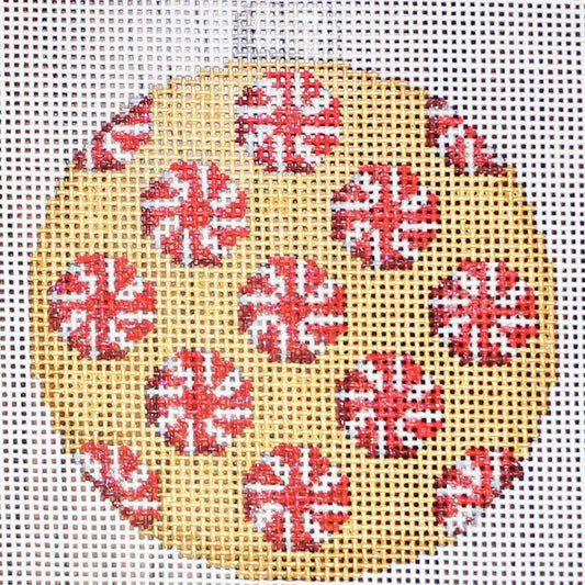 Peppermints on Gold Ball