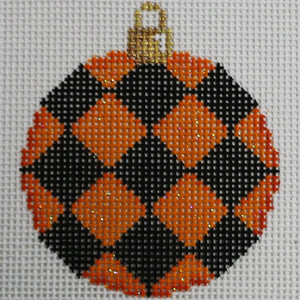 Orange/Black Harlequin Ball