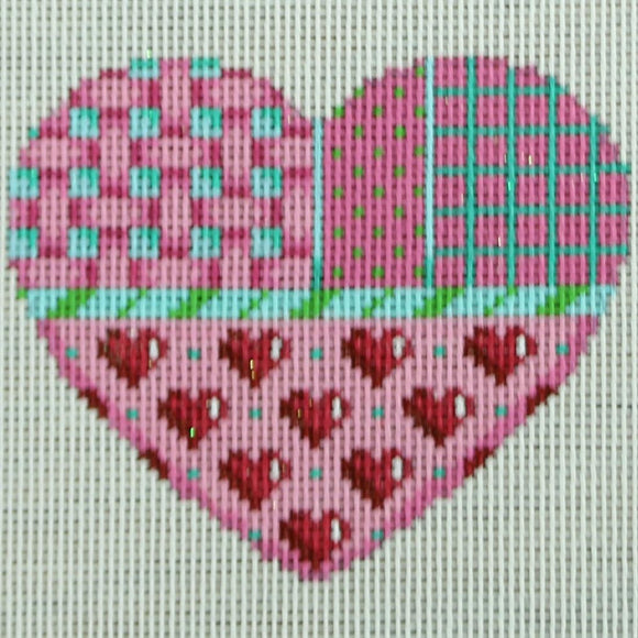 Pink Patterns Heart