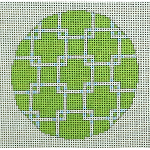 Square Lattice Round/Lime