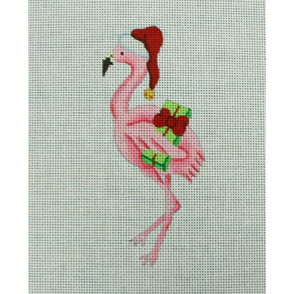 Flamingo w/ Santa Hat