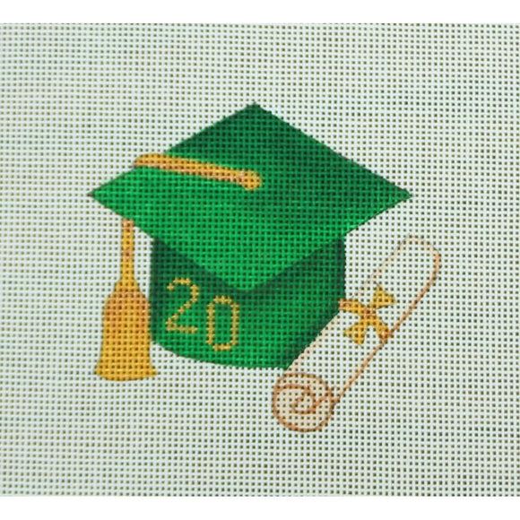 Green Graduation Cap