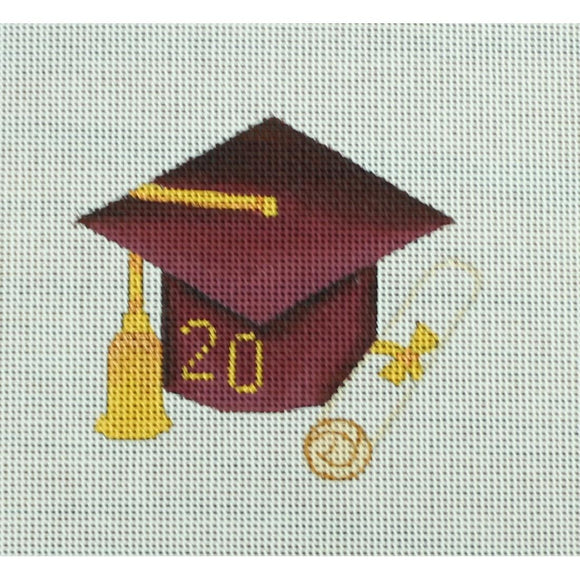 Maroon Graduation Cap