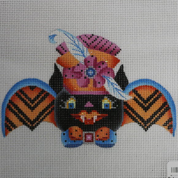 Bat w/ Orange/Pink Top Hat