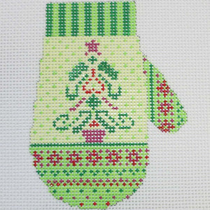 Christmas Tree Nordic Mitten