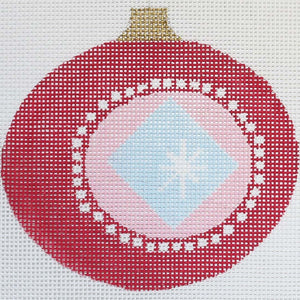 Retro Red Ornament