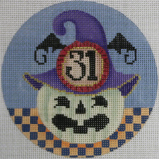 Jack-O-Lantern with 31 on Hat