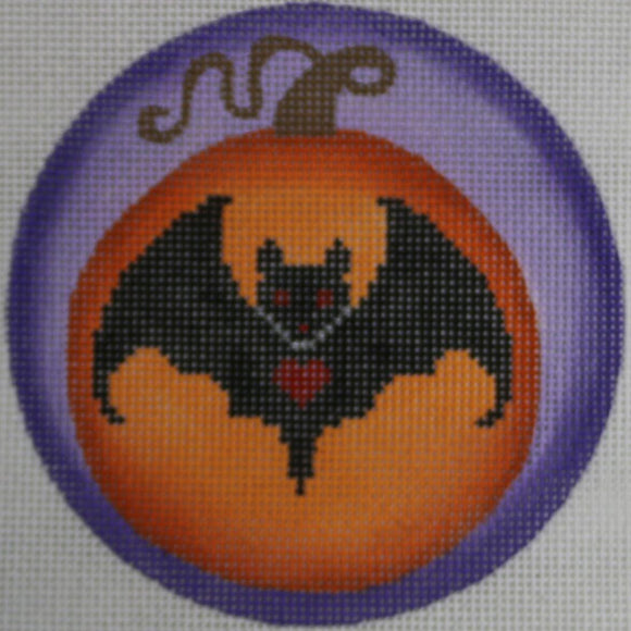 Bat on Orange/Purple