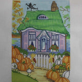 Cottage w/ Pumpkins