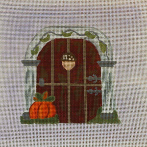 Fairie Door w/ Pumpkin
