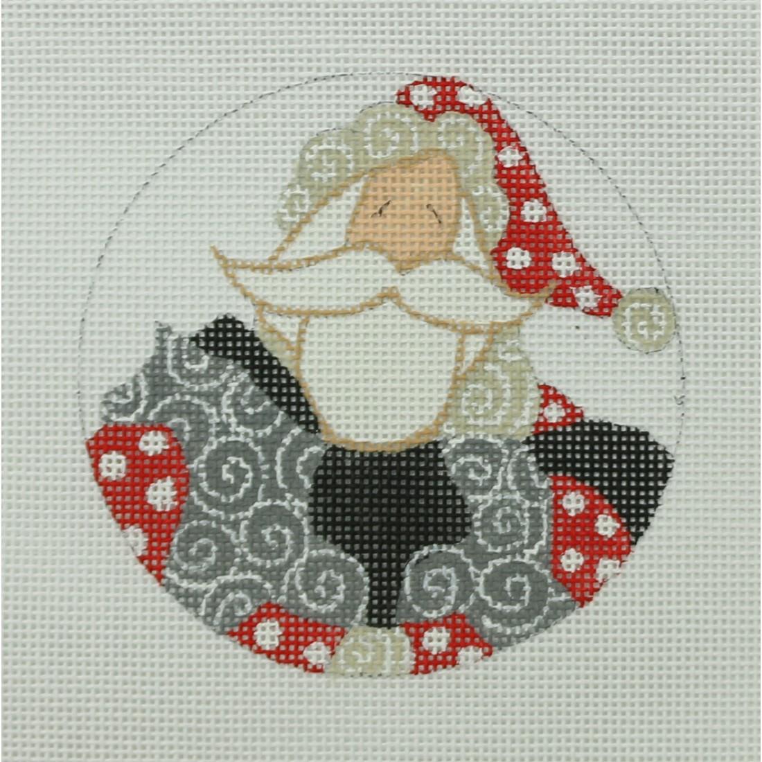 Santa in Red/Black/Gray
