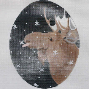 Moose Catching Snowflakes