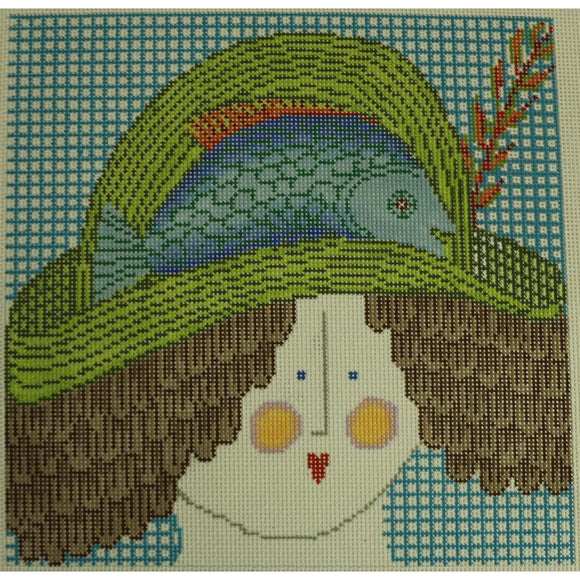 Lady with Hat - Fish