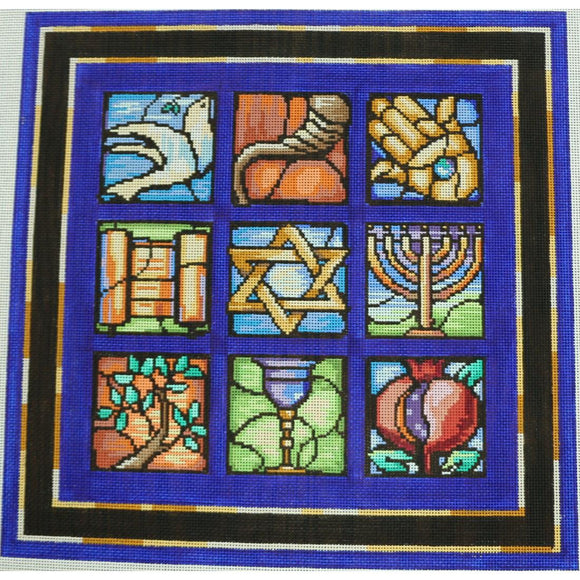 Judaic Stained Glass