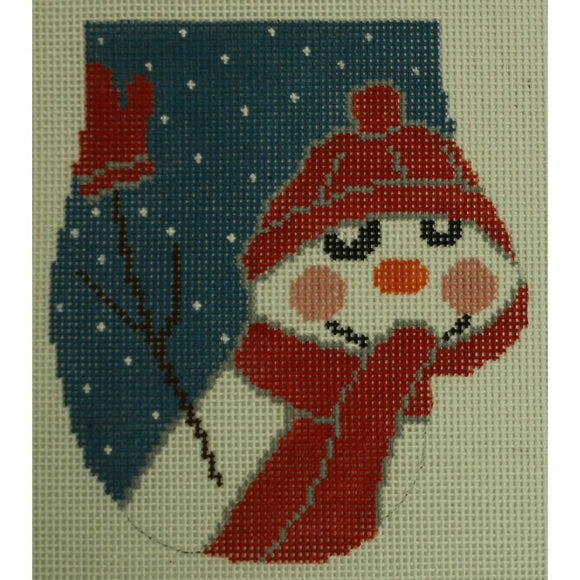 Snowman w/Red Mitten