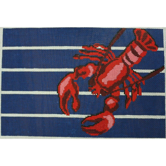 Lobster, Blue/White Stripe