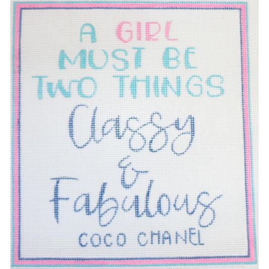 A Girl Must Be Two Things...