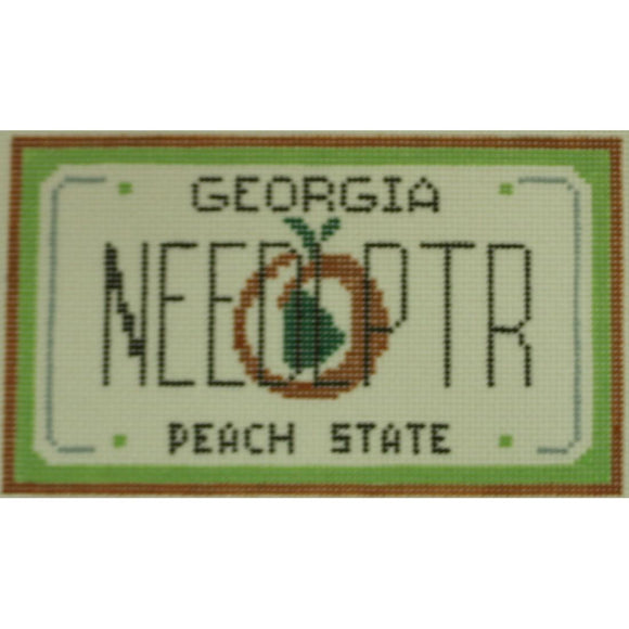 Georgia Mini-License Plate