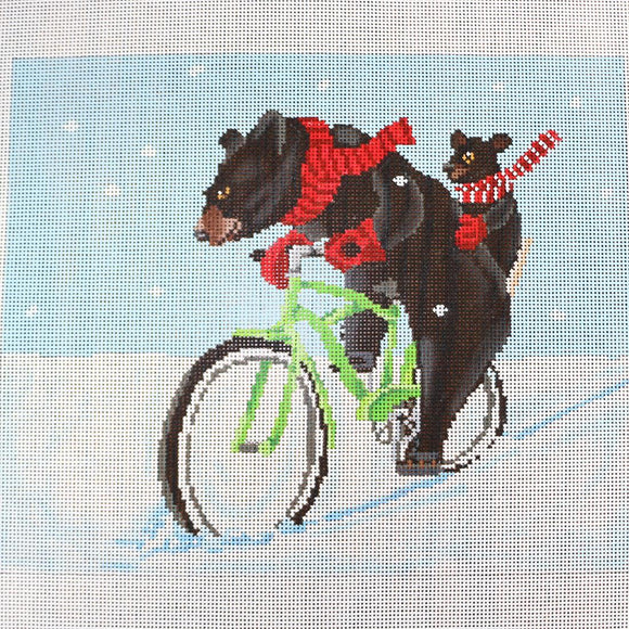 Bears Riding Bike